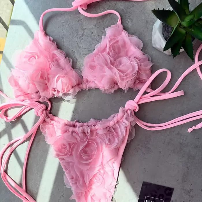 2025 Bandeau Biquini Sexy Bikini femmes maillot de bain Push Up maillots de bain femme à bretelles m
