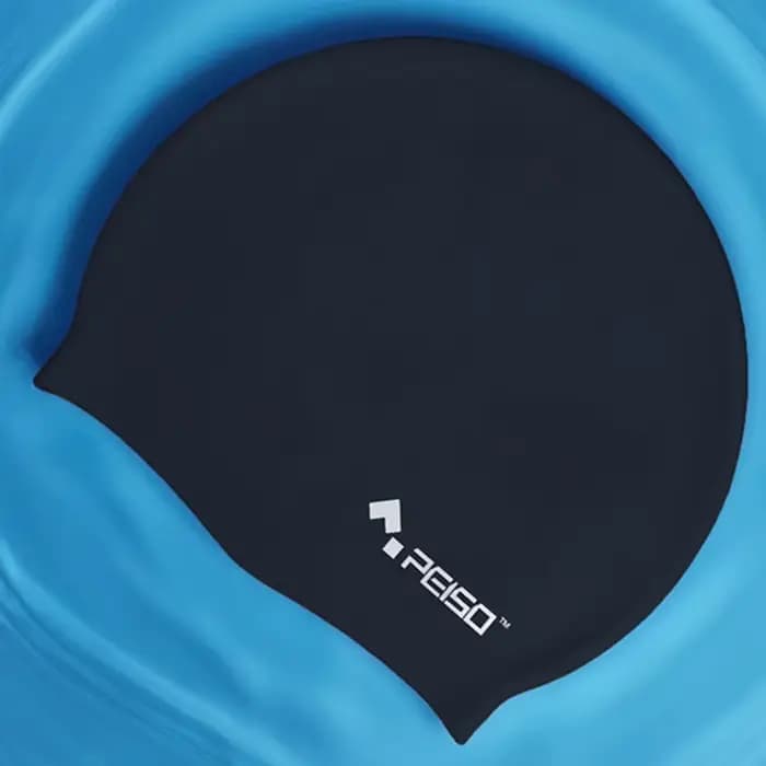 Bonnet de bain en Silicone, bonnet de bain confortable, idéal pour cheveux bouclés, courts, moyens e