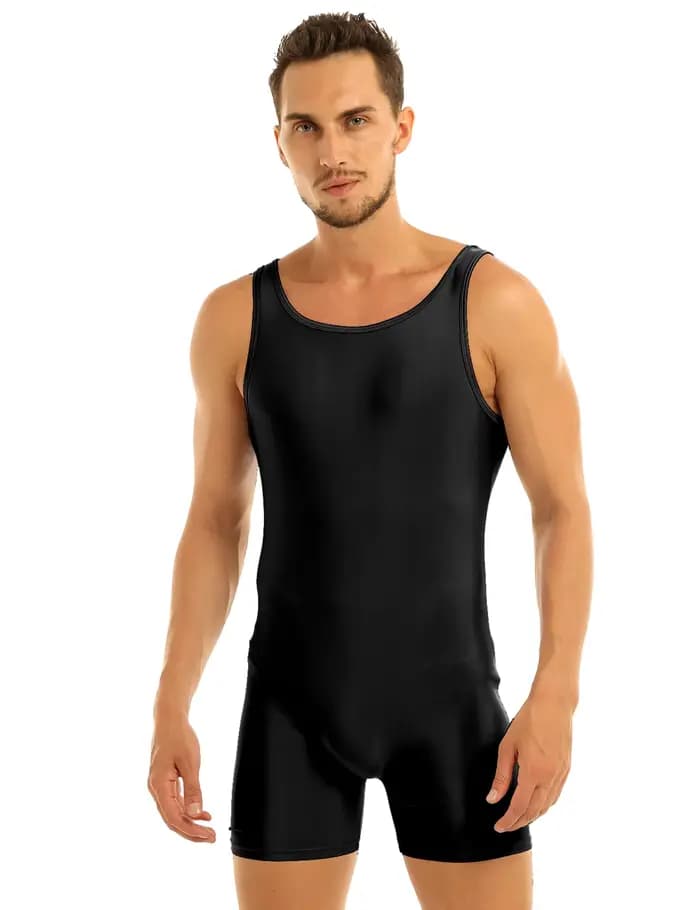 Maillot de bain doux pour hommes, protection contre les éruptions cutanées, sans manches, extensible