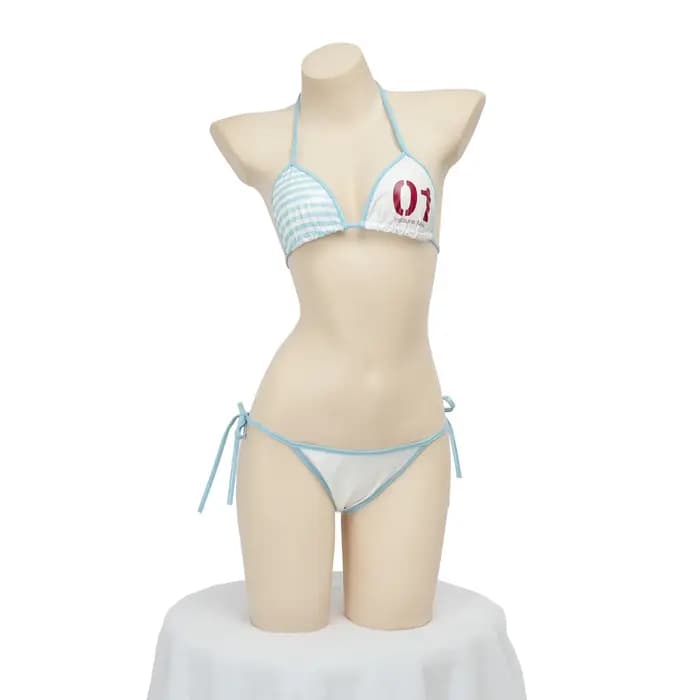 Anime japonais mignon fille Cosplay Costume en cuir Bikini ensemble Mini sous-vêtements dos nu panse
