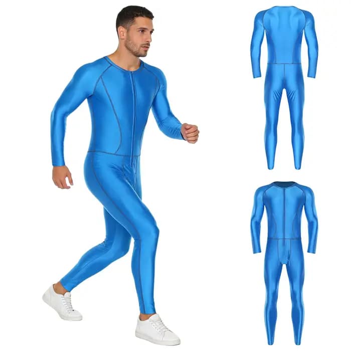Combinaison complète pour adultes, maillot de bain, coutures plates extérieures, fermeture éclair su