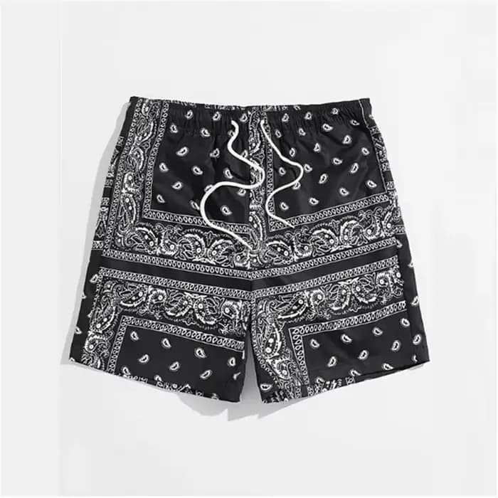 Short de plage imprimé 3D pour homme, maillot de bain tendance, streetwear décontracté, pantalon cou