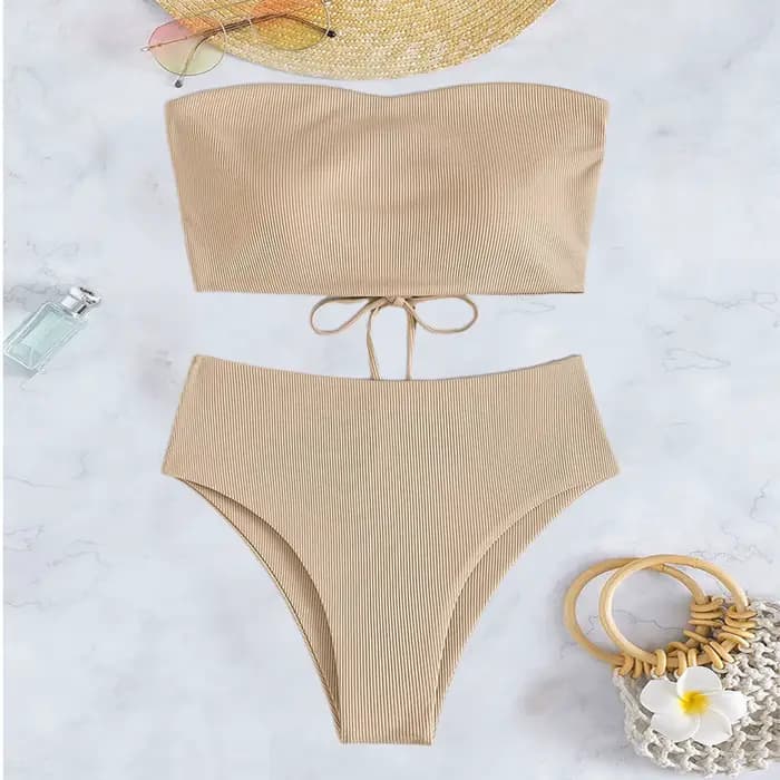 Ensembles de micro bikinis sexy pour femmes 2024, maillot de bain séparé mignon et élégant à taille 