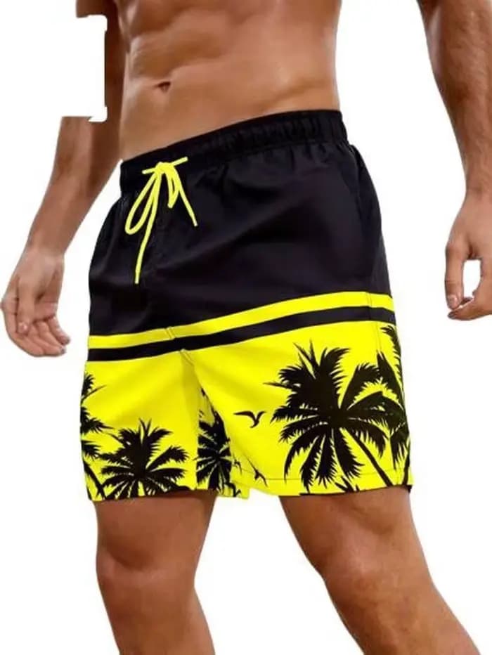 Shorts Hawaïens Tendance : Modèle Classique 3D pour Hommes, Femmes et Enfants (Style Parent-Enfant) 