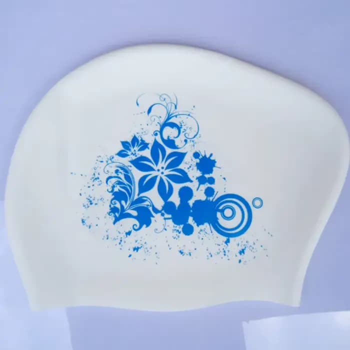 Bonnet de bain en Silicone pour cheveux longs bonnets de bain imperméables pour femmes chapeau de ca