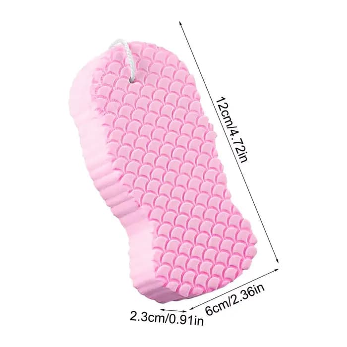 Éponges de bain pour la douche, éponge douce pour le dos, outil de gommage, pour enfants, femmes enc