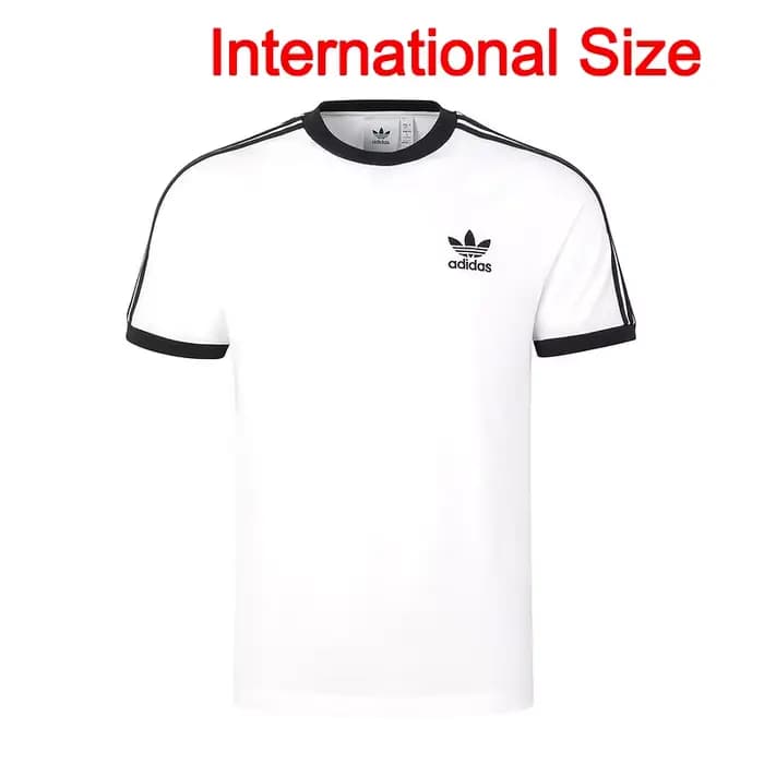 Nouveauté originale Adidas Originals 3 rayures t-shirt homme chemise manches courtes vêtements de sp