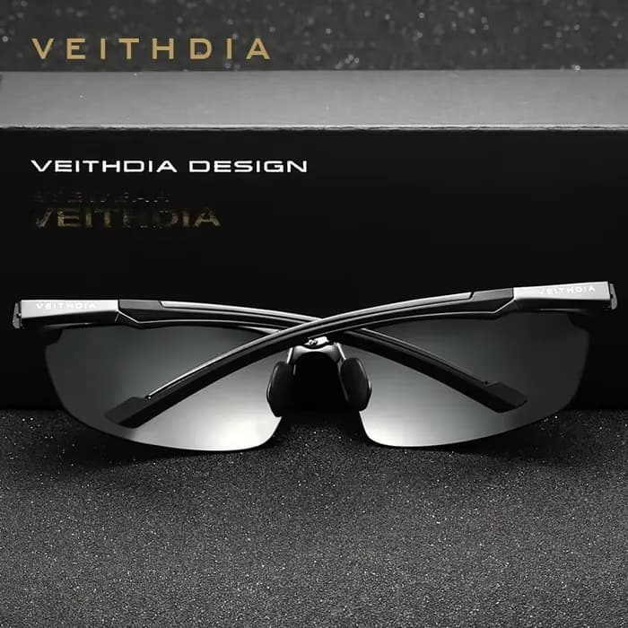 VEITHDIA – lunettes de soleil polarisées UV400 en aluminium magnésium pour homme, cyclisme, sport, p