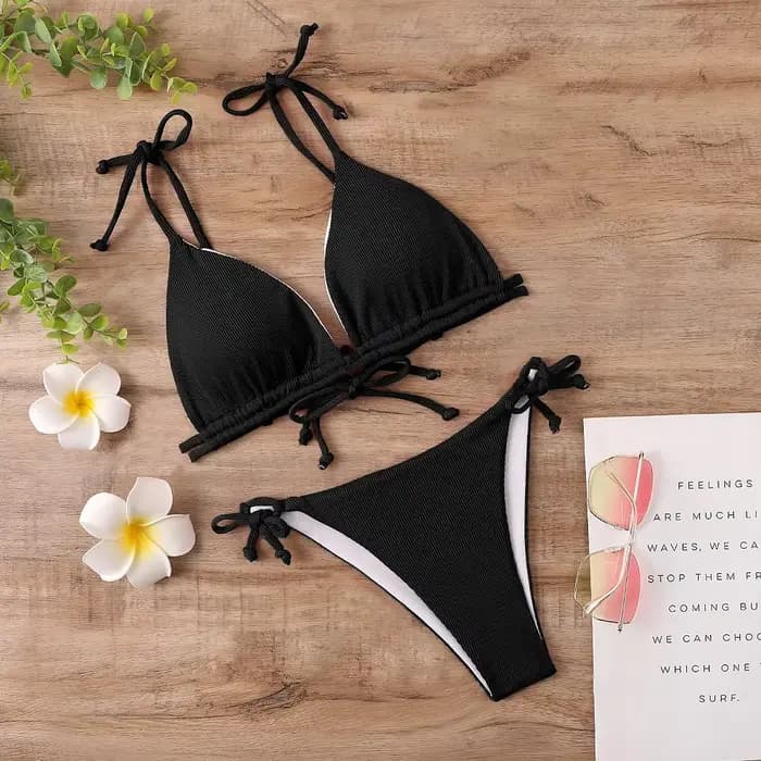 Maillot de bain brésilien sexy pour femmes, bikini imbibé, plage d'été, printemps chaud, 2023