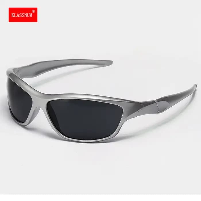 Lunettes de soleil argentées Y2K pour hommes et femmes, lunettes de soleil de sport de cyclisme en p