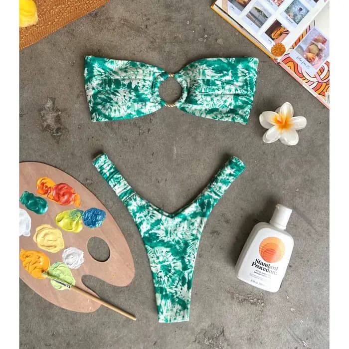 Maillot de bain brésilien sexy pour femmes, micro bikini push-up, ensemble deux pièces, culotte tang