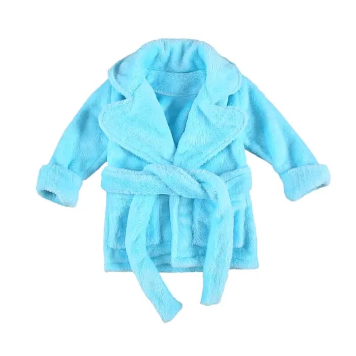 Peignoir à capuche à manches longues pour enfants, peignoir flou pour enfants, pyjama animal pour ga