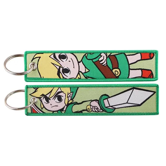 Porte-clés Brodé pour Sac à Dos, Accessoires de Cosplay