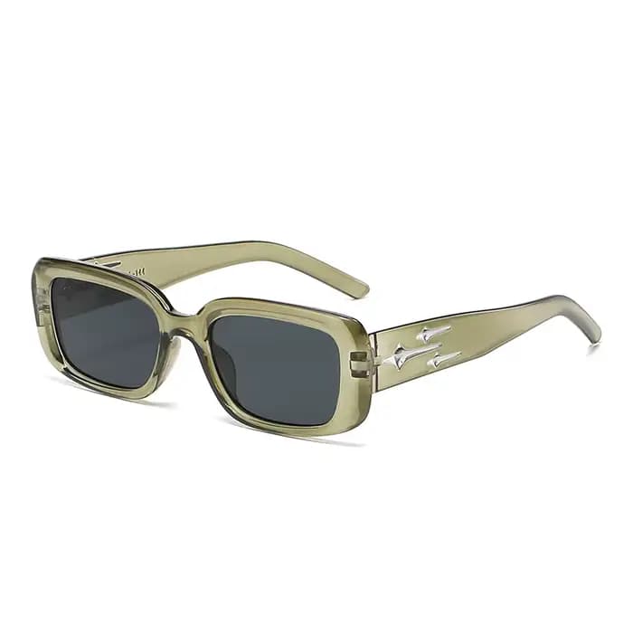 Lunettes de soleil carrées rétro Style Y2K pour femmes et hommes, lunettes de soleil œil de chaton, 