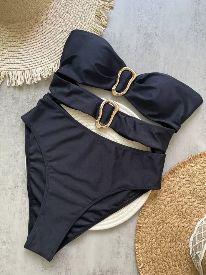 Maillot de bain une pièce ovale 2026 Nouveau maillot de bain sexy pour femme Maillot de bain évidé T