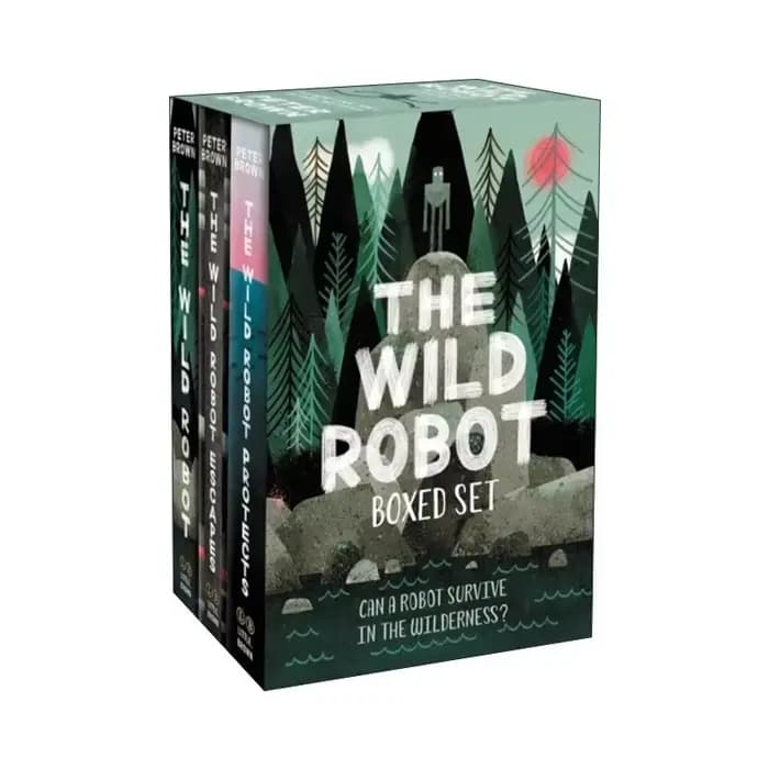 3 livresLe robot sauvage de Peter Brown Livre de poche en anglais