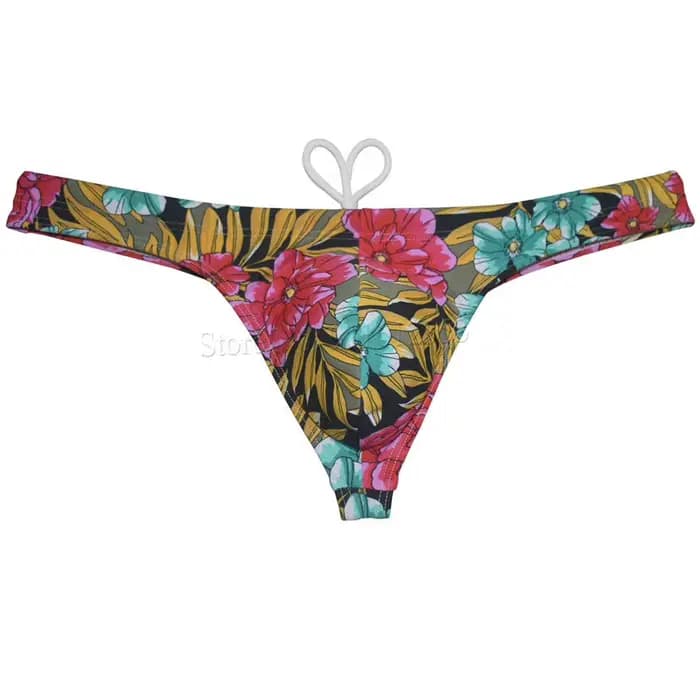 Maillot de bain en nylon pour hommes, bikini sexy, string, séchage rapide, dessin animé, mini, vêtem