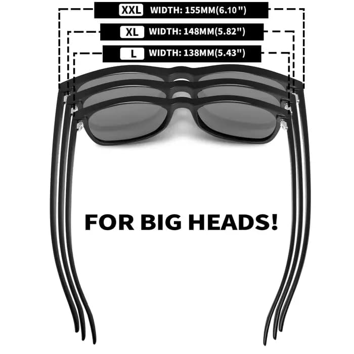 Jcorde I-Lunettes de soleil polarisées pour homme et femme, rectangulaires, pour la conduite, la cou