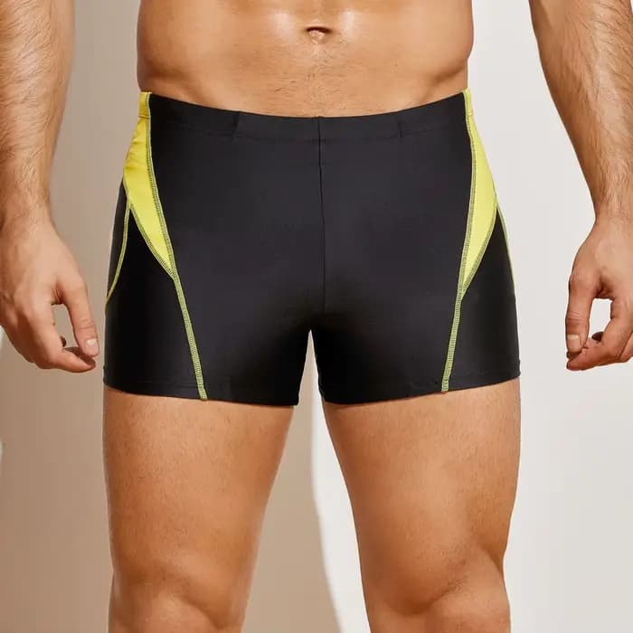 Maillot de bain boxer professionnel pour hommes, pantalon de natation à compression à séchage rapide