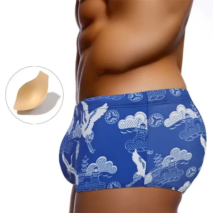 Maillots de bain pour hommes, boxers à séchage rapide, maillots de bain avec coussinets imprimés, ma