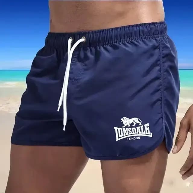 Shorts de plage pour hommes Lonsdale - Imprimé - Pantalons de sport - Shorts de course - Maillots de