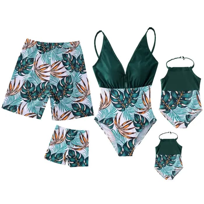Maillot de bain une pièce pour la famille, vêtements d'été, pour papa et enfant, nouvelle collection