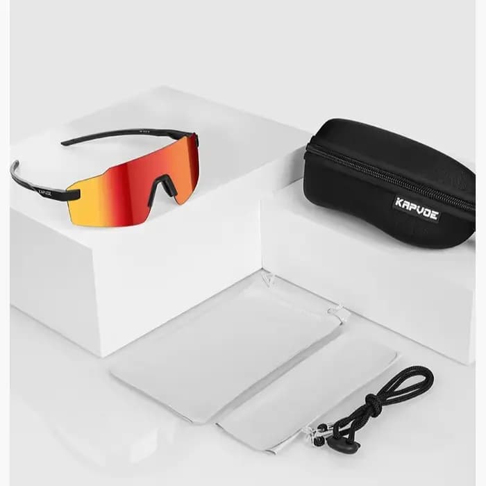 Lunettes de soleil photochromiques Kapvoe pour hommes, légères, pour la course à pied, le cyclisme, 