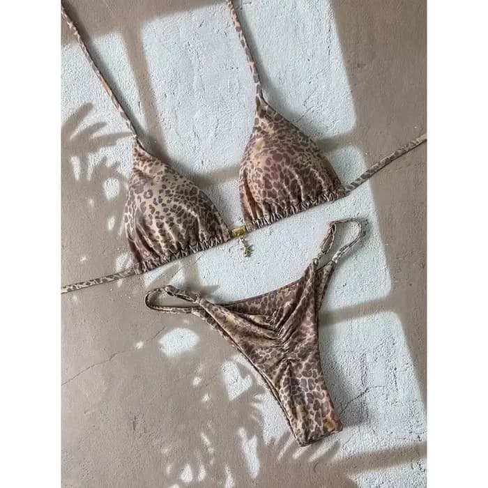 Bikini sexy pour femmes, maillots de bain deux pièces, été 2026, imprimé vintage, micro bikini, ense