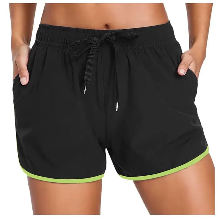 Shorts de bain pour femmes, shorts de sport à séchage rapide, shorts de bikini d'été, shorts de spor