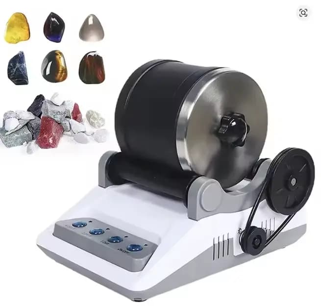 Kit de polissage de pierres précieuses DIY, polisseuse électrique pour pierres brutes avec granulats