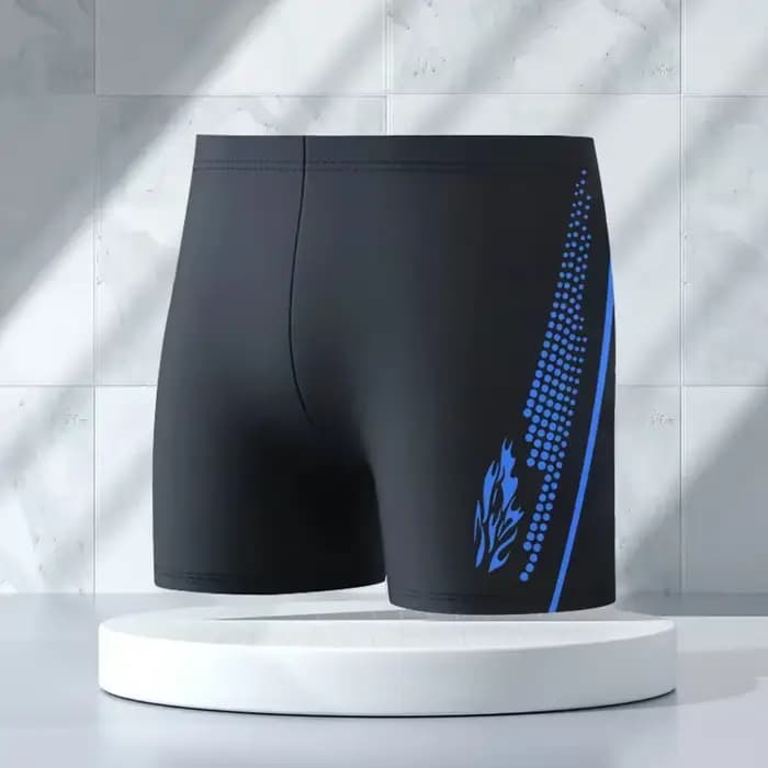 Maillot de bain taille haute respirant pour homme, séchage rapide, doublure confortable, piscine, so