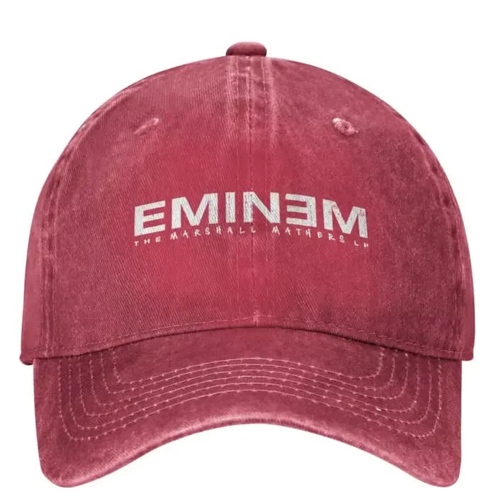 Casquettes de baseball vintage Eminem Rap God pour hommes et femmes, effet vieilli et délavé, ajusta