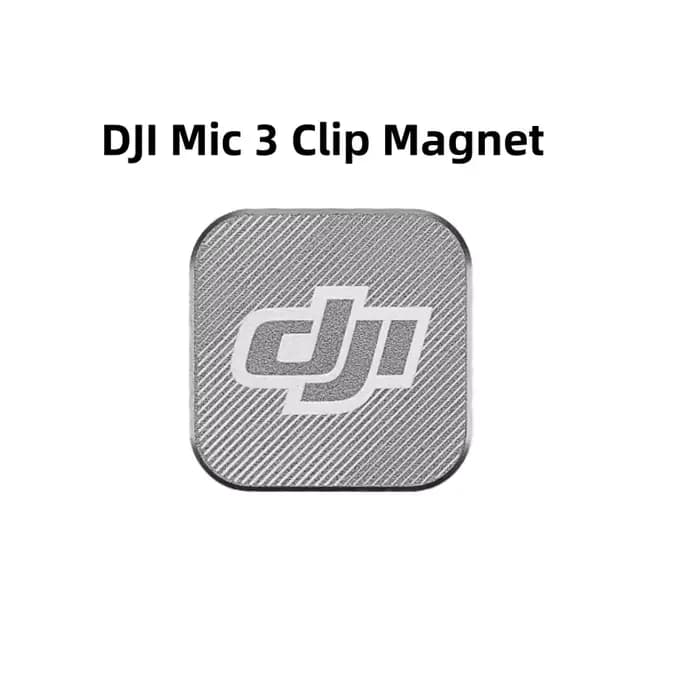 Microphone Original Mic 3, Mini Microphone Mic 2, Clip Magnétique pour Microphone DJI - Clip Magnéti