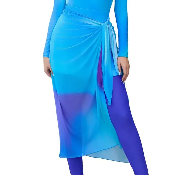 Maillot de bain deux pièces à la mode pour femmes musulmanes, burkinis à couverture complète modeste