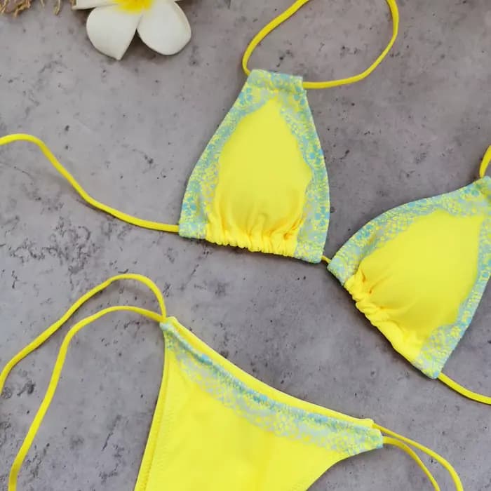 Bikini en dentelle 2026 Push-up pour femme, maillot de bain sexy, Biquini brésilien, micro bikinis, 