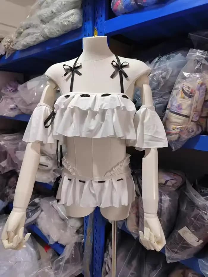 Maillot de bain Blue Archive Ajitani Hifumi, maillot de bain Sukumizu pour fille étudiante Lolita, m