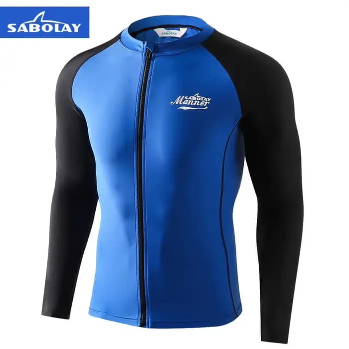 Veste de protection solaire pour hommes et femmes, fermeture éclair, maillot de bain, Anti-UV, Sport