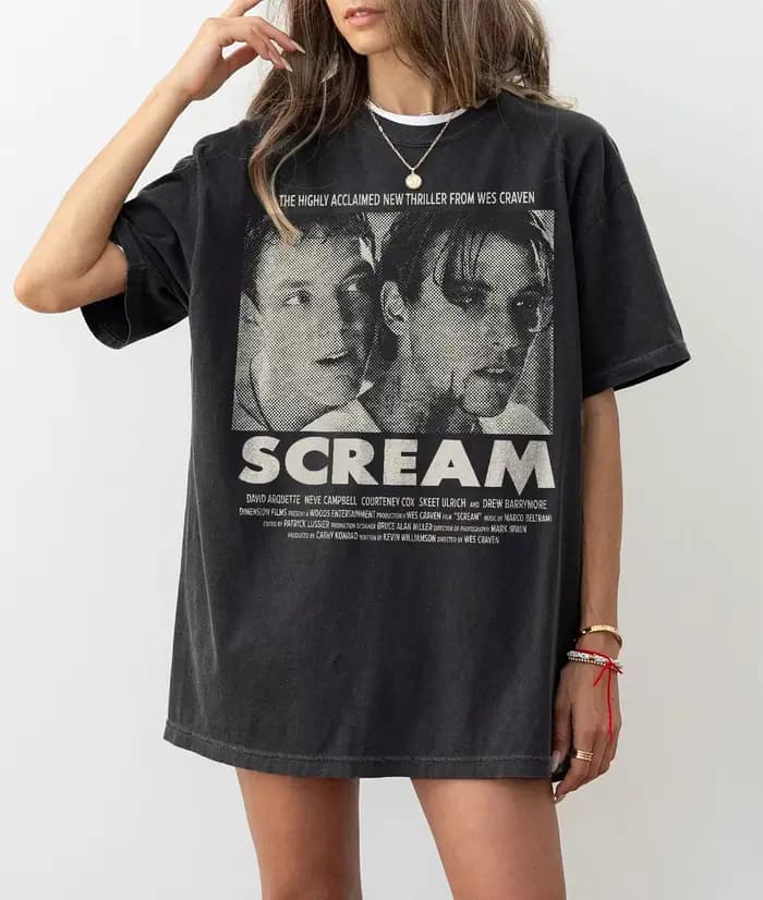 Scream Billy Stu Chemise BillyLoomis Chemise Stu Macher Scream Chemise Scream T-shirt Scream 1996 Ch