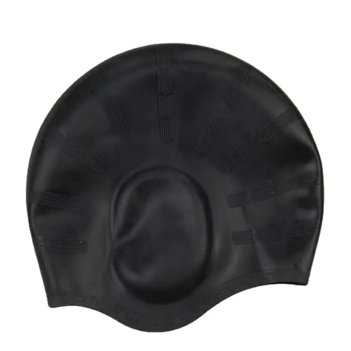Bonnet de natation en silicone pour hommes et femmes, protection des oreilles, étanche, non ald