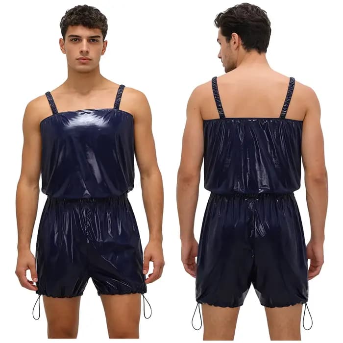 Maillot de bain homme imperméable, haut de maillot de bain une pièce, combinaison, effet mouillé, bo