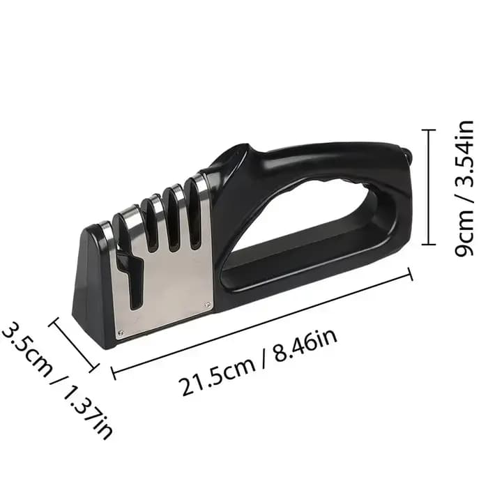 Affûteur de couteaux de cuisine à 4 segments, multifonctionnel, Portable, Base antidérapante, Gadget