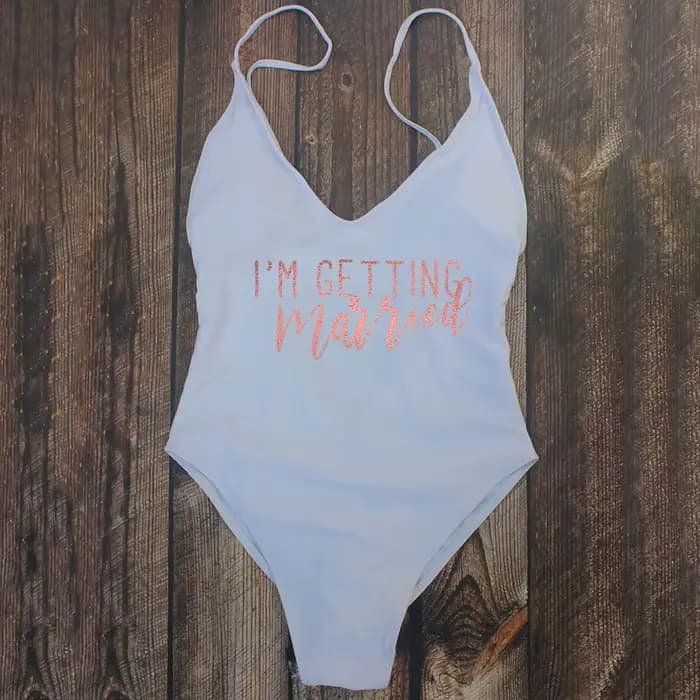 S-XL rembourré mariées maillot de bain Bachelorette fête femmes se marier maillots de bain femmes ob