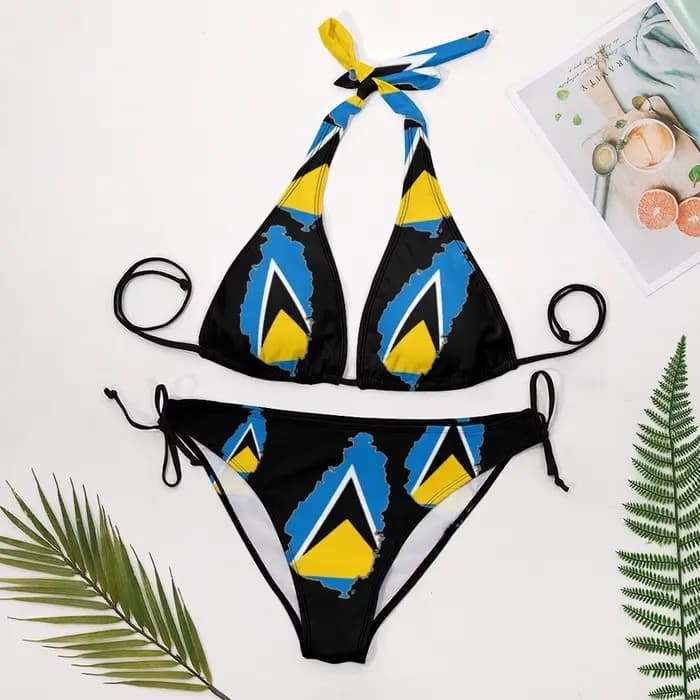 Tenues de maillot de bain personnalisées, élégantes et stylées, ensemble de vêtements de plage Saint