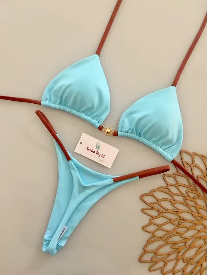 Micro Bikini 2026 Maillot de bain femme uni, ensemble de bikinis string sexy, tenue de plage brésili
