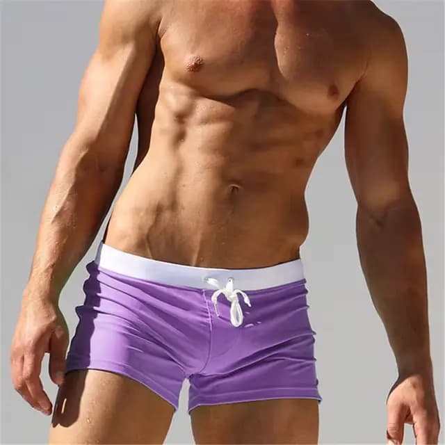 Short de bain à séchage rapide pour homme, short de plage, maillot de bain de planche, maillot de ba