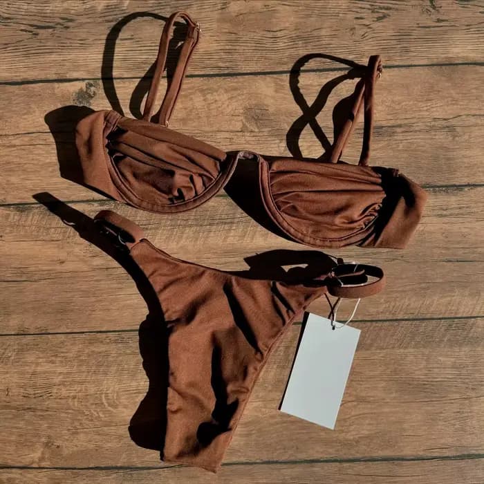Bandeau Bikini Push Up Femmes Maillots De Bain 2024 Sexy Maillot De Bain Pour Femme Brésilien Ensemb