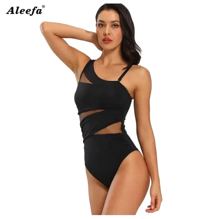Maillots de bain une pièce pour femmes et filles, contrôle du ventre, Monokini en maille, pour femme