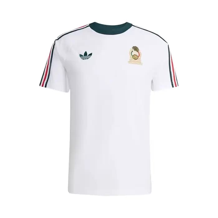 adidas Originals Mexico 3S OG Maillot de Football pour Homme, T-Shirt à Manches Courtes, Col Rond, C