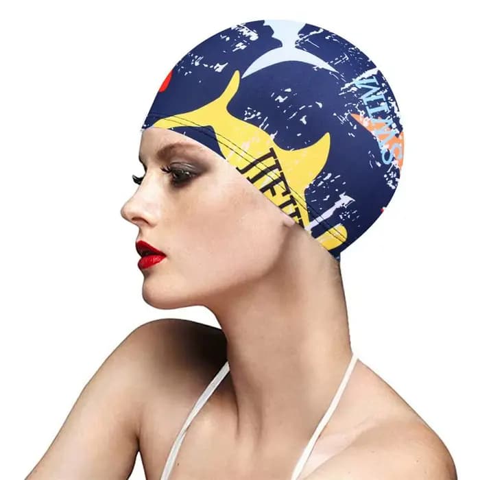 Bonnet de bain respirant à séchage rapide pour hommes et femmes, bonnet de bain, turban de sport, ch