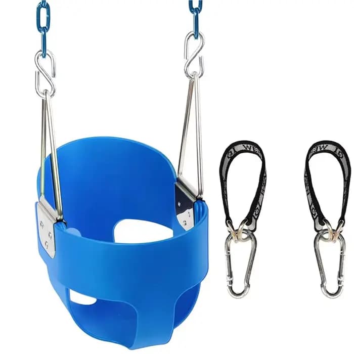 WORTHOWN-4X Kit de Sangles de Suspension pour Balançoire d'Arbre, Ensemble de Sangles de Suspension 